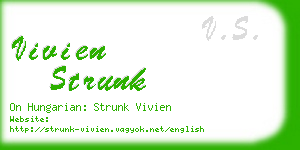 vivien strunk business card